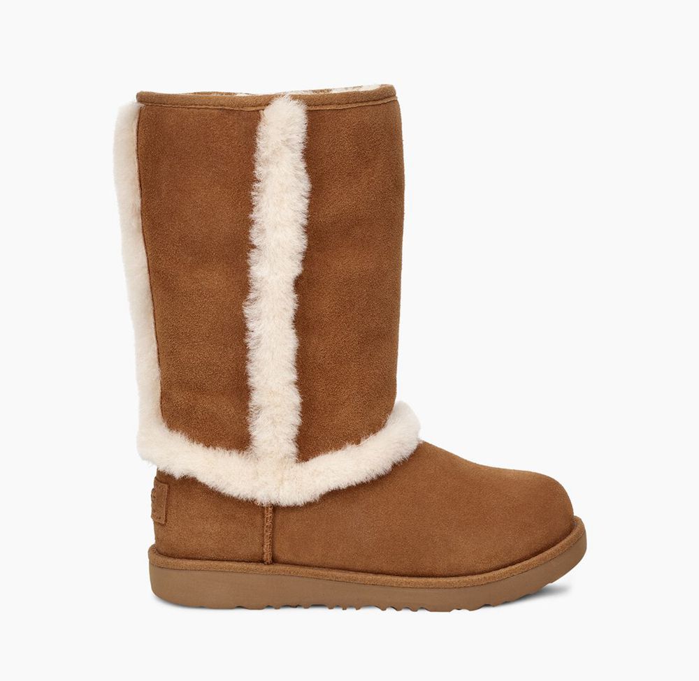 Ugg Tall Boots Canada - Ugg Kids' Hadley Ii Brown